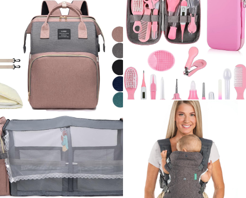 Baby must have essentials cover photo collage