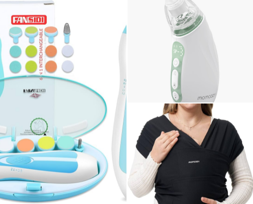 Must haves for babies/mommas cover photo collage