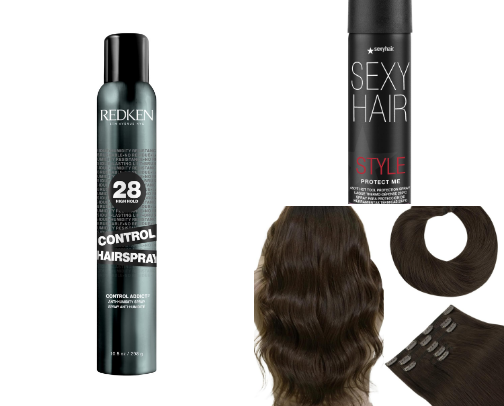 Haircare for long haired Brunette's cover photo collage
