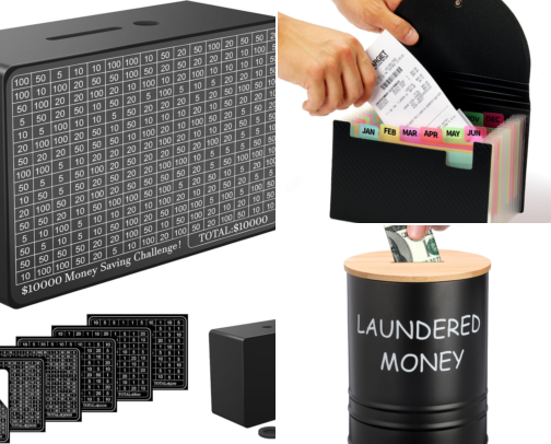 Money Saving or Debt Payoff Tools cover photo collage