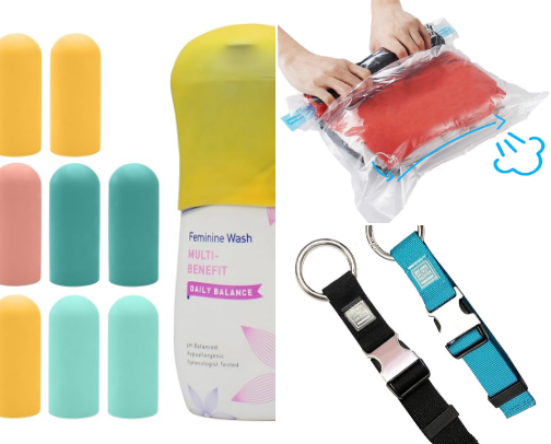 Top Travel Accessories: Packing Cubes, Anti-Theft Backpacks, Tech Gadgets & Toiletries cover photo collage