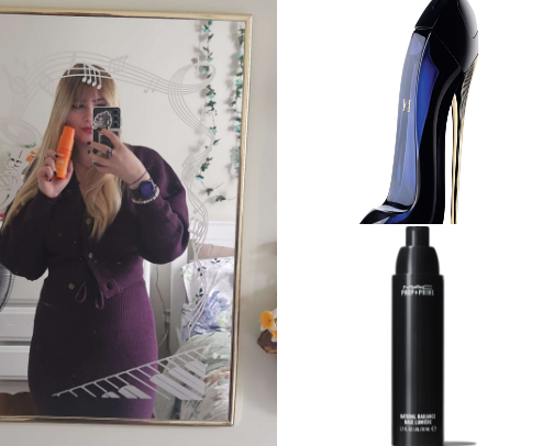 My favorite beauty, skincare, make-up and perfumes cover photo collage