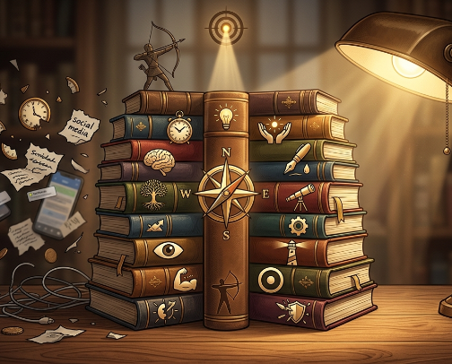 12 Best Books to Master Focus & Eliminate Distractions cover photo collage