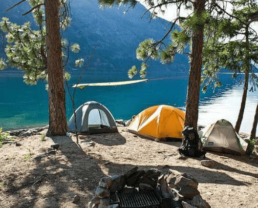 Outdoor equipment cover photo collage