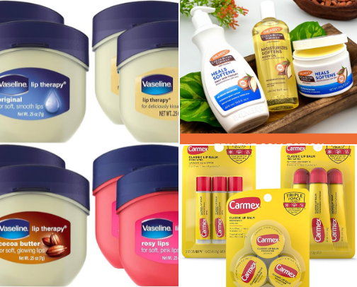 must have winter chapsticks & lotions cover photo collage