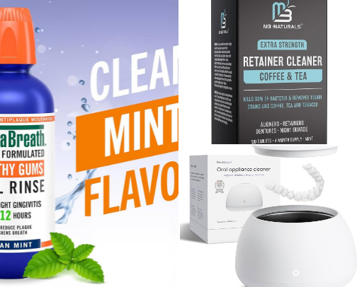 Night guard cleaning tips and tricks cover photo collage