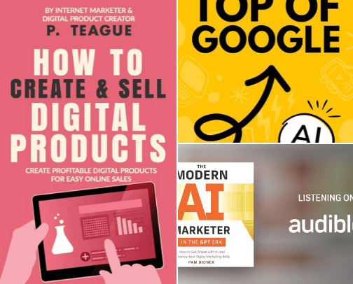 Digital products cover photo collage