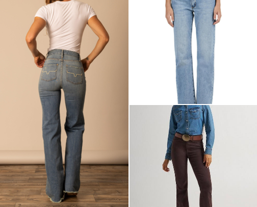 Jeans cover photo collage