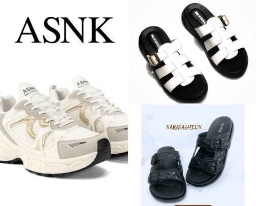 sepatu dan sandal wanita dan pria👟👡✨ cover photo collage