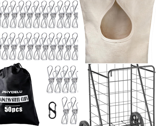 Laundry/Clothesline Items cover photo collage