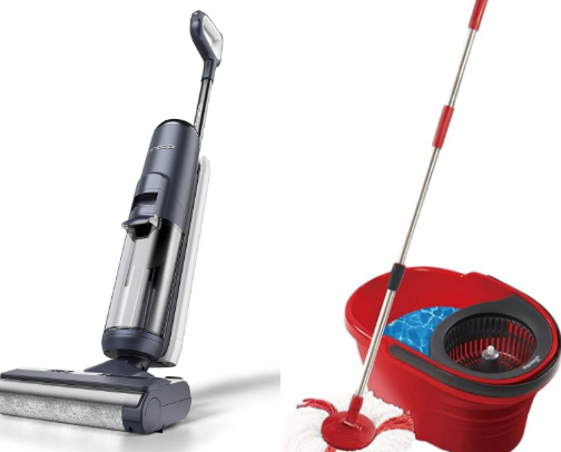 Household cleaning machines! cover photo collage