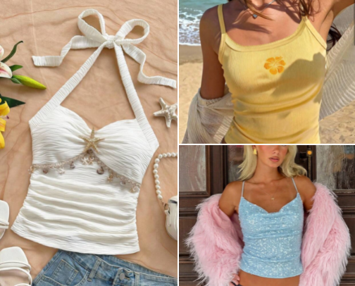 Spring Break 🌺👙 cover photo collage