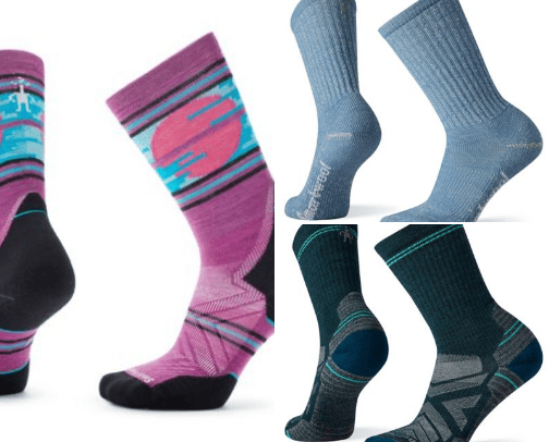 50-60% WOOL BLEND NON SCRATCH SOCKS I ADORE cover photo collage