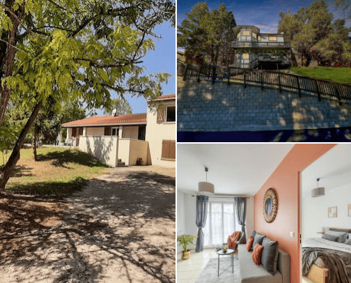 Air BnB's cover photo collage