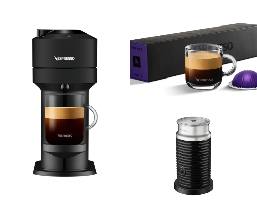 Nespreso Caffein fix☕️ cover photo collage