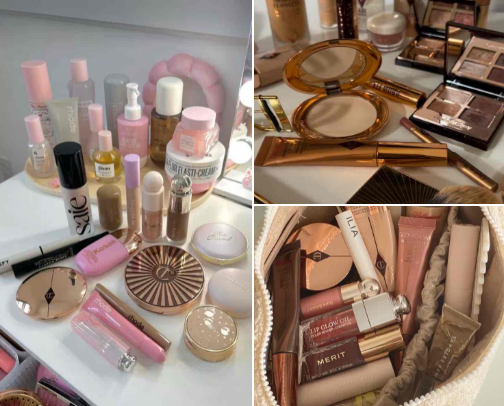 Make-Up For Oily Skin 💄 cover photo collage