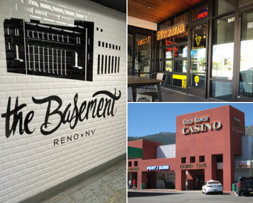 My top Places to Eat or Chill in Reno, NV. cover photo collage