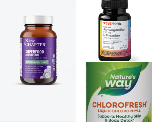 Health: Supplements cover photo collage