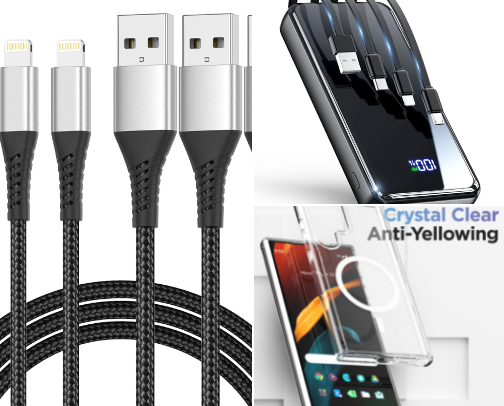Must have phone accessories cover photo collage