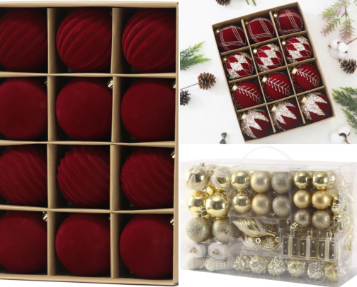 Xmas decoration on Amazon cover photo collage