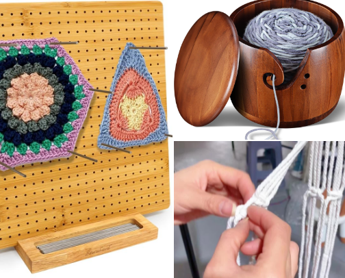 Crafting Supplies cover photo collage