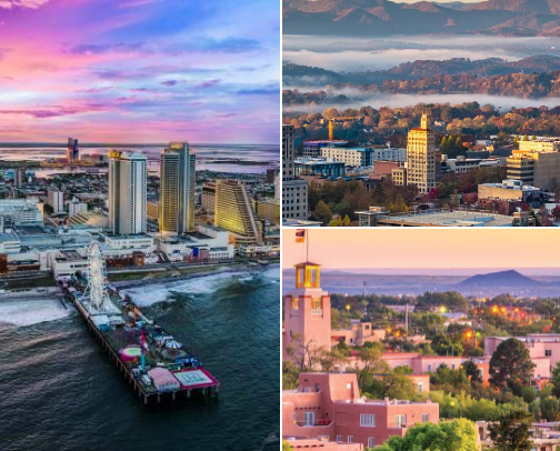 🏖The 22 U.S. Staycation Destinations for Spring Break 2026 🌞 cover photo collage