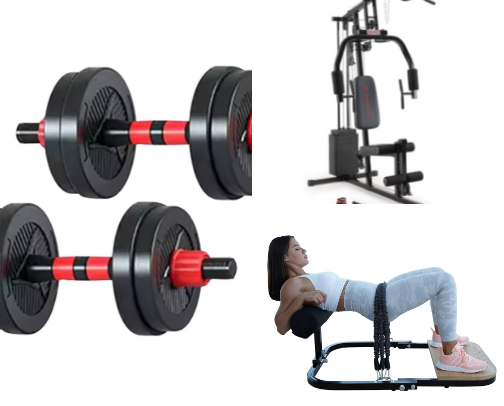 No gym? Gym anxiety? We all start somewhere 🏋🏻‍♀️ cover photo collage