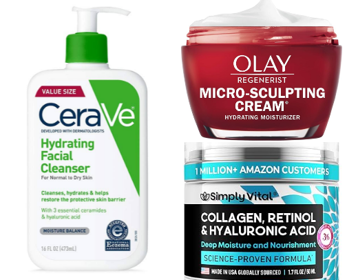 💖 Age 40+ Skincare Edit: 16 High-Impact Products for Elasticity & Glow (Dermatologist-Approved & Personal Favorites) cover photo collage