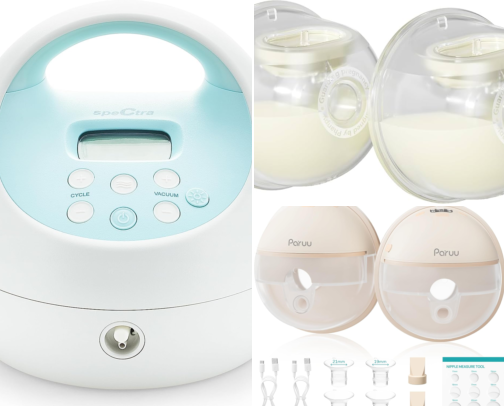 Breastfeeding /pumping essentials for moms! cover photo collage