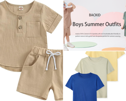 toddler boy clothes that are actually cute! cover photo collage