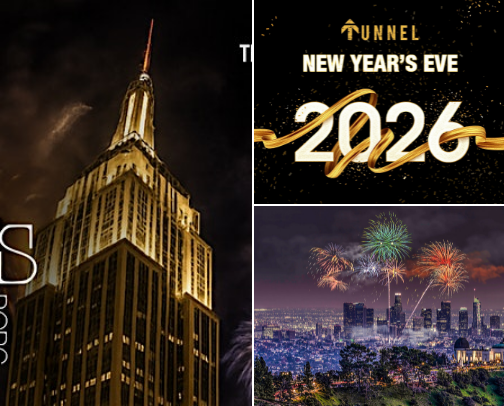 Top Cities for NYE Events cover photo collage
