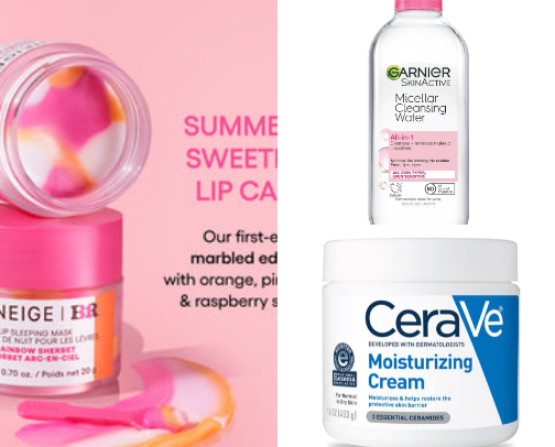 My favorite beauty recs cover photo collage