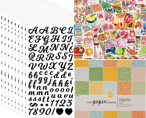 scrapbooking supplies! cover photo collage