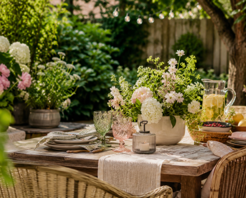 Backyard Garden Party cover photo collage