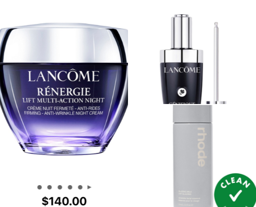Skincare products for all skin types cover photo collage