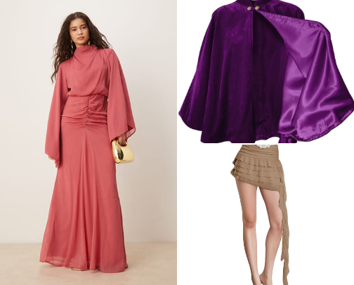 Witchy fashion cover photo collage