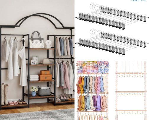 Store design and shelving recs cover photo collage