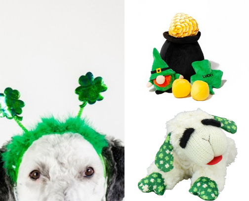 St Patrick's Dog Gifts cover photo collage