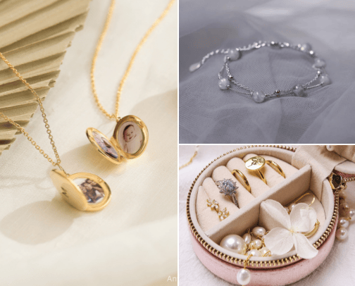 Jewelry 💍 cover photo collage