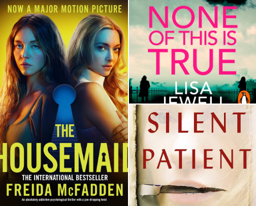 Fast-Paced Psychological Thrillers You Can't Put Down cover photo collage