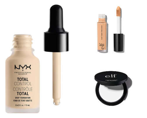 drugstore makeup💄 cover photo collage