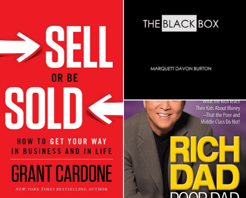 Must-Read Books for Success and Wealth.📚🤓 cover photo collage