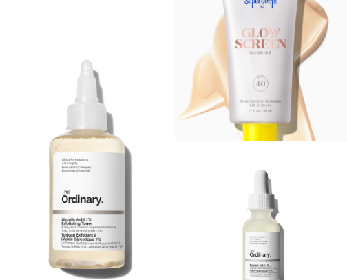 everyday skincare (combo skin) 🧴 cover photo collage