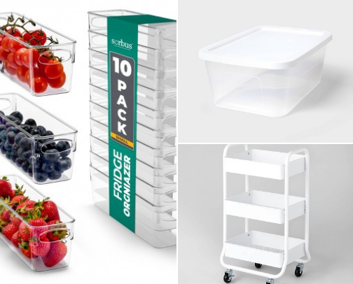 Target Home Organization cover photo collage