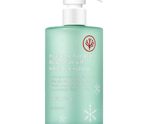 Body serum cover photo collage