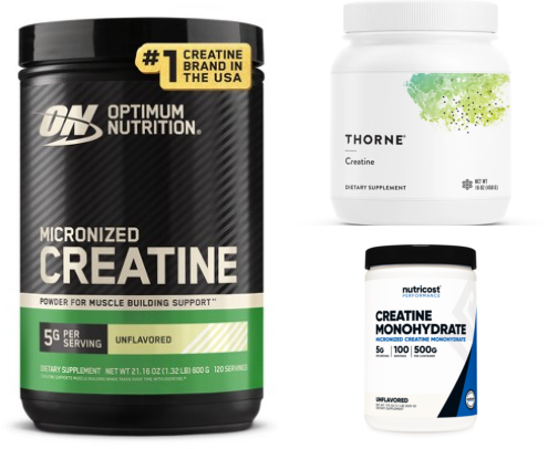 Creatine Monohydrate Powders Ingredients and Value Compared cover photo collage