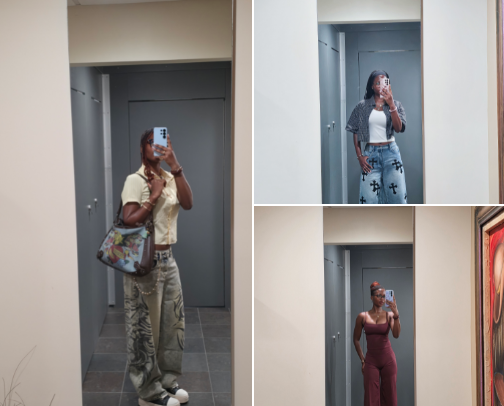 My college outfits cover photo collage