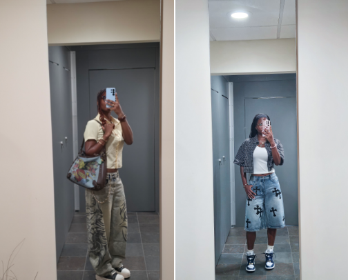 My college outfits cover photo collage