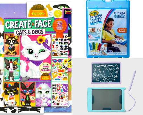 Toddler Toy Road Trip Finds To Make Your Travels Easier cover photo collage