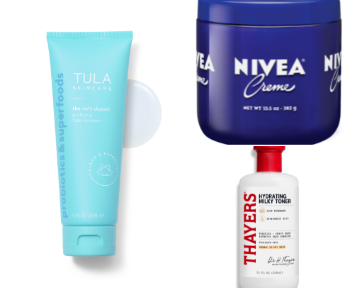 Skincare cover photo collage